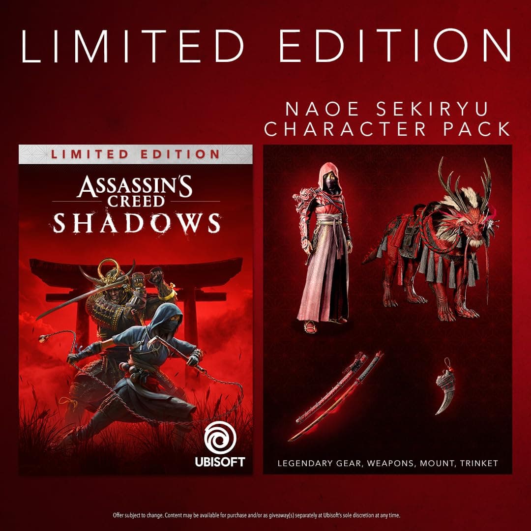 Assassin’s Creed Shadows - Limited Edition (Amazon Exclusive), PlayStation 5 PlayStation 5 Limited Edition - Image 3