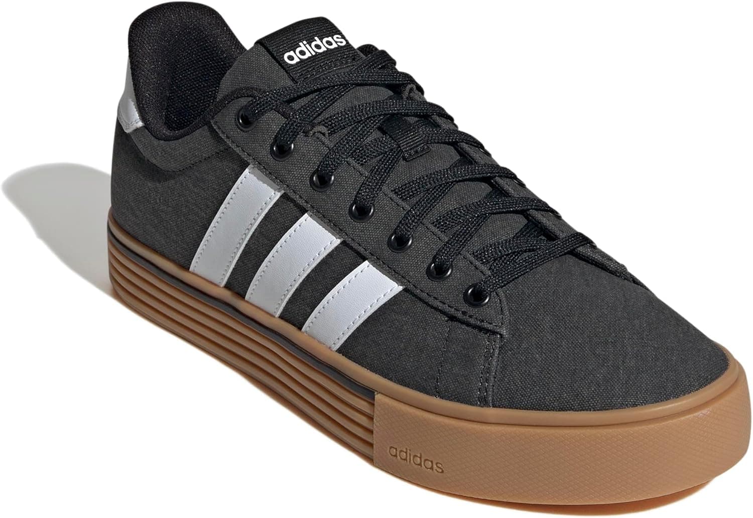 adidas Men's Daily 4.0 Shoe 12 Black/White/Gum - Image 4