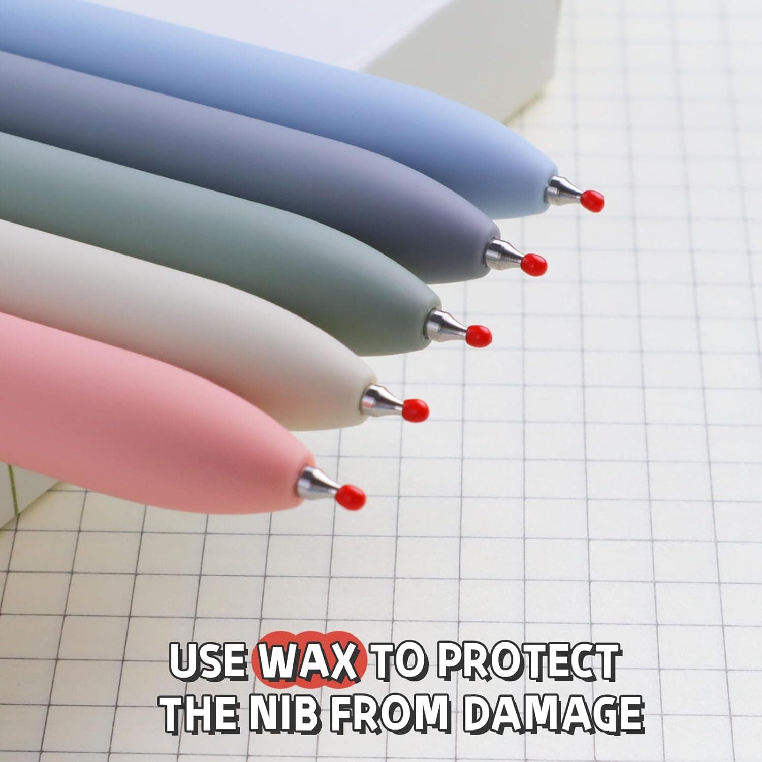 Bolígrafos de Gel, 5 Pcs Bolígrafos de Tinta Negra 0.5mm Punta Fina para Escritura Suave, Bolígrafos de Alta Gama para Diarios y Toma de Notas, Lindos Suministros de Oficina y Escuela, Regalos para Mujeres y Hombres (Morandi) 5 Pcs Morandi - Image 7