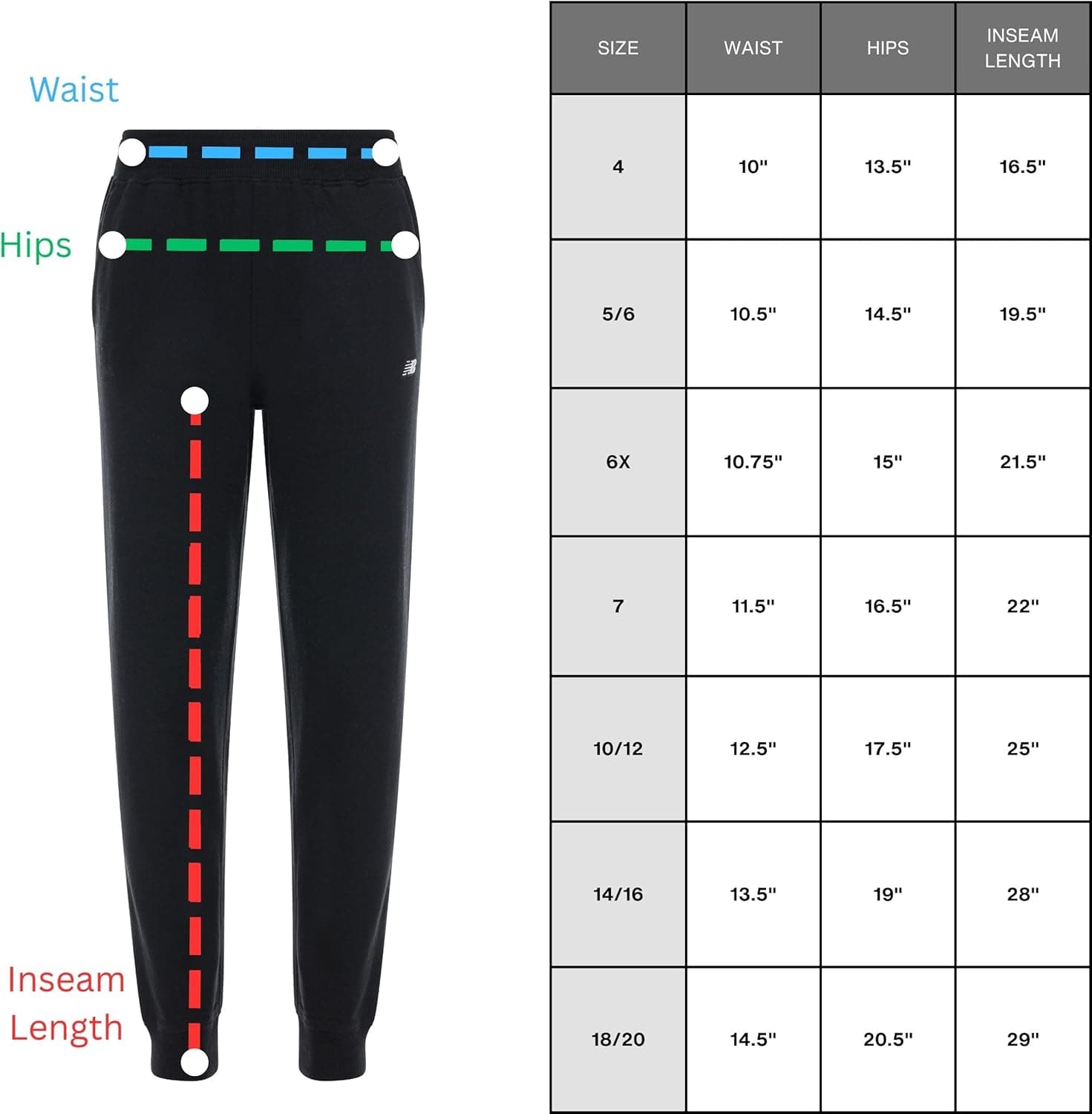 New Balance Boys Fleece Jogger 3 Pack – Kids Soft Cotton Blend Fleece Sweatpants with Pockets, Athletic Fit, Sizes 4-20 Black/Grey/Charc 14-16 - Image 7