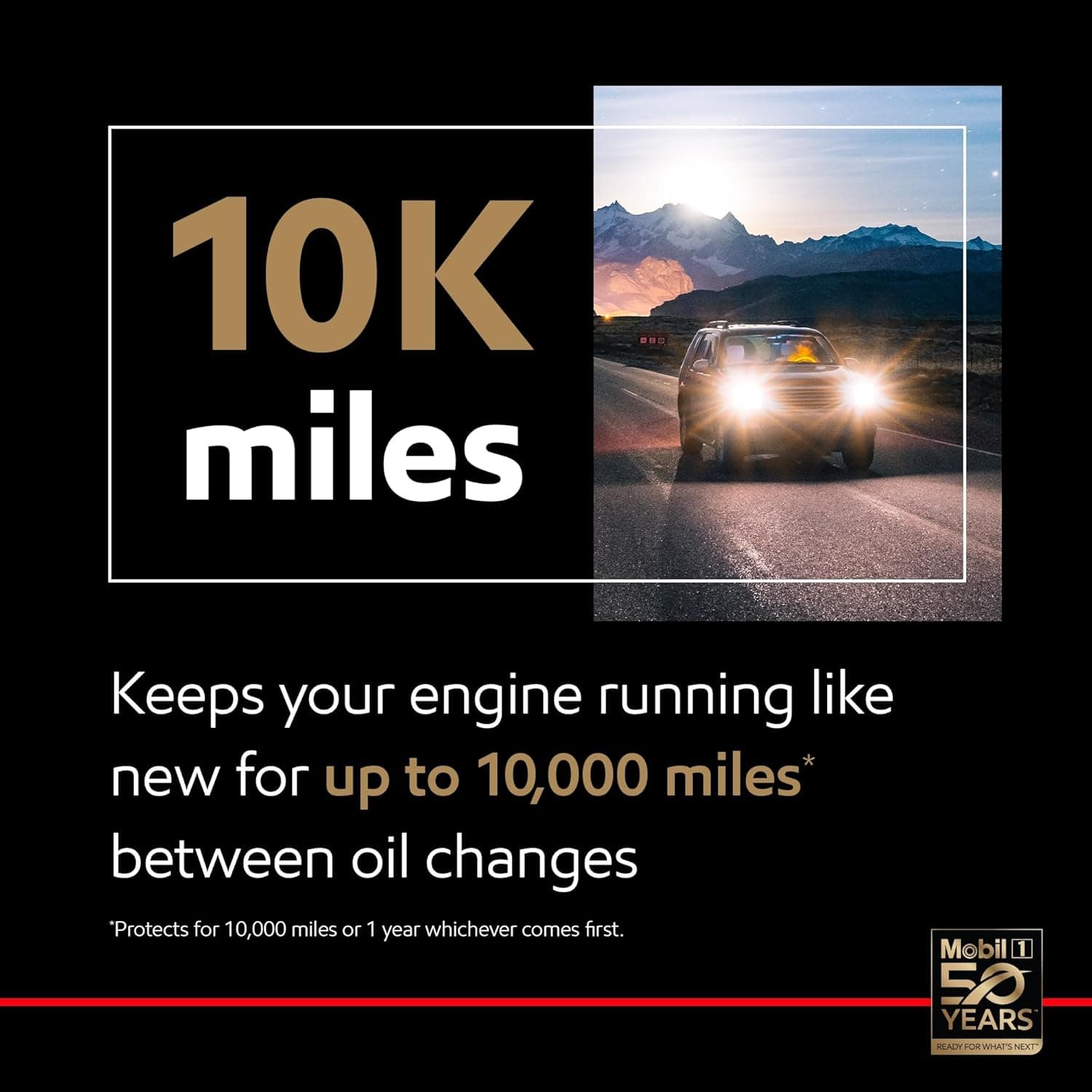 Mobil 1 高级燃油经济全合成机油 0W-20, 5夸脱 - Image 6