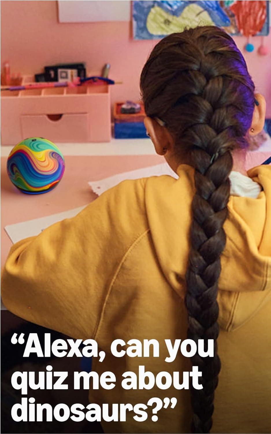 Amazon Echo Dot Kids (newest model) - Designed for kids, Designed for Alexa+, parental controls, Includes 1 Year of Amazon Kids+, Stardust Stardust Device only - Image 4