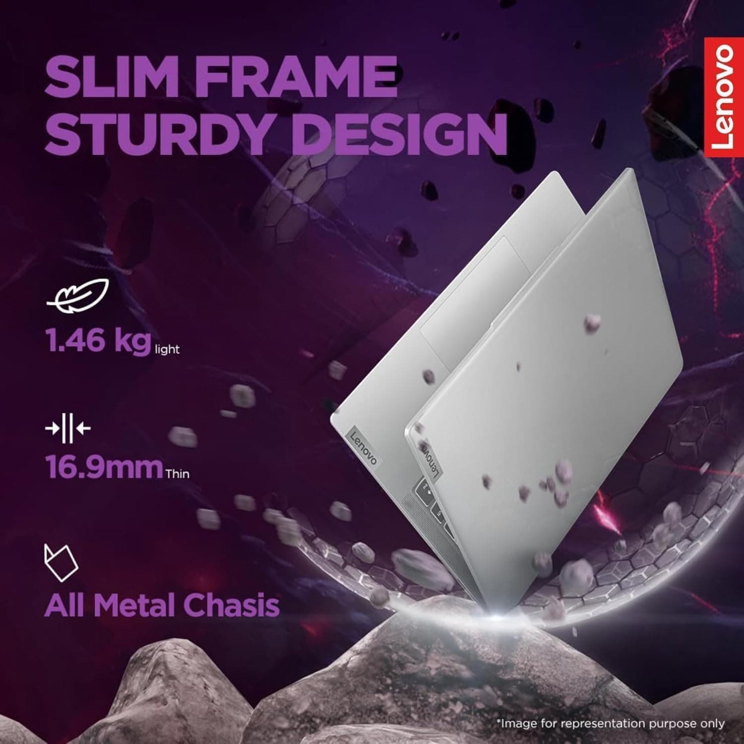 Lenovo IdeaPad 15.6 inch Laptop Computer with Microsoft 365 Home and Business • 8GB RAM • 256GB PCIe SSD • Intel Core • Wi-Fi 6 • 1TB Cloud Storage • 11HR Battery • Windows 11 • WOWPC Recovery USB - Image 4