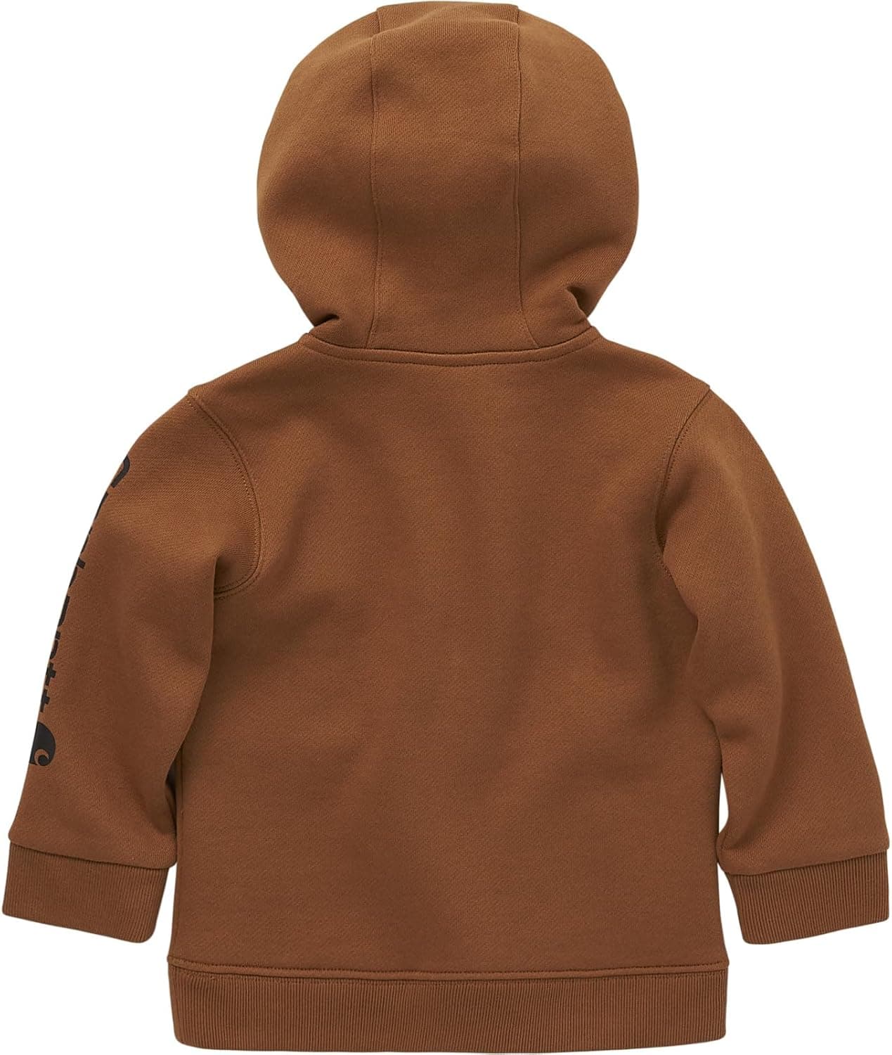 Carhartt Kid's CA6273 Long-Sleeve Half-Zip Sweatshirt - Boys 4T Carhartt Brown - Image 3