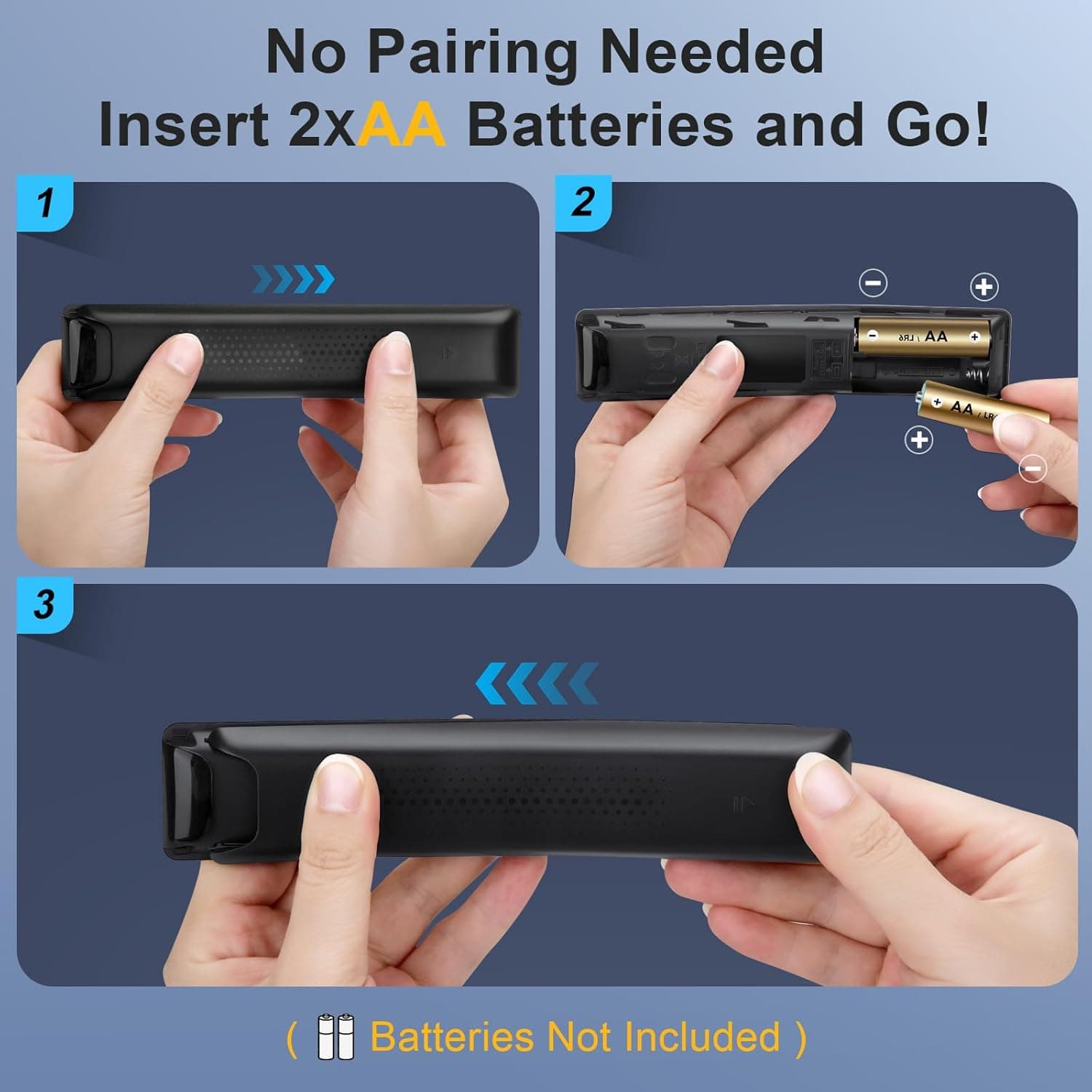 【Pack of 2】 for Samsung Smart TV Remote Control Replacement,Universal for All Samsung TVs for Samsung TVs - Image 6