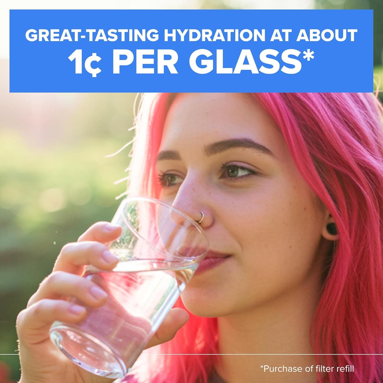 Brita UltraMax Large Water Dispenser With Standard Filter, BPA-Free, Reduces Copper, Cadmium and Mercury Impurities, Lasts 2 Months or 40 Gallons, Includes 1 Filter, Kitchen Accessories, Large 27-Cup 27 Cup - Image 5