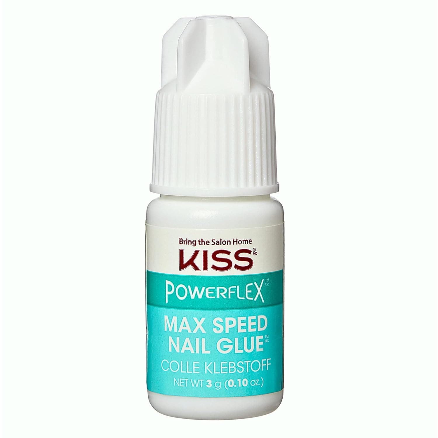KISS PowerFlex Maximum Speed Nail Glue - Fast Drying Adhesive for Glue-On Nails & Repairs with Nozzle Tip Applicator, Ideal for Tips & Wraps, Net Wt. 0.10 oz (3g) - Image 5