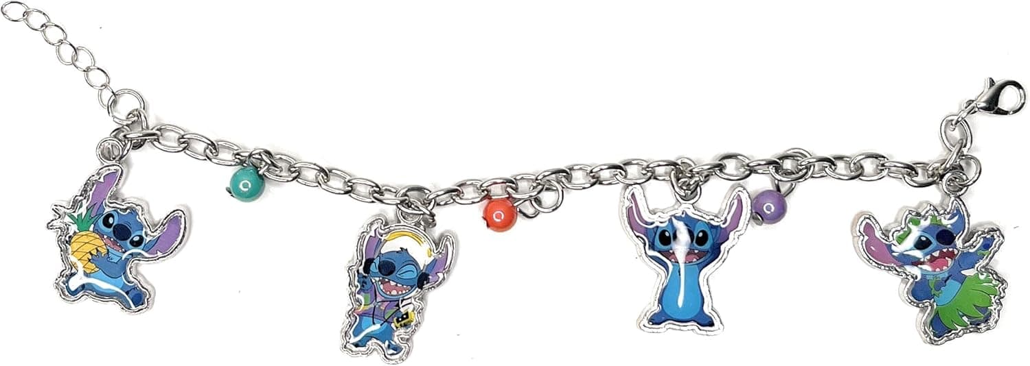 Disney Stitch- Stitch Metal Charm Bracelet - Image 2