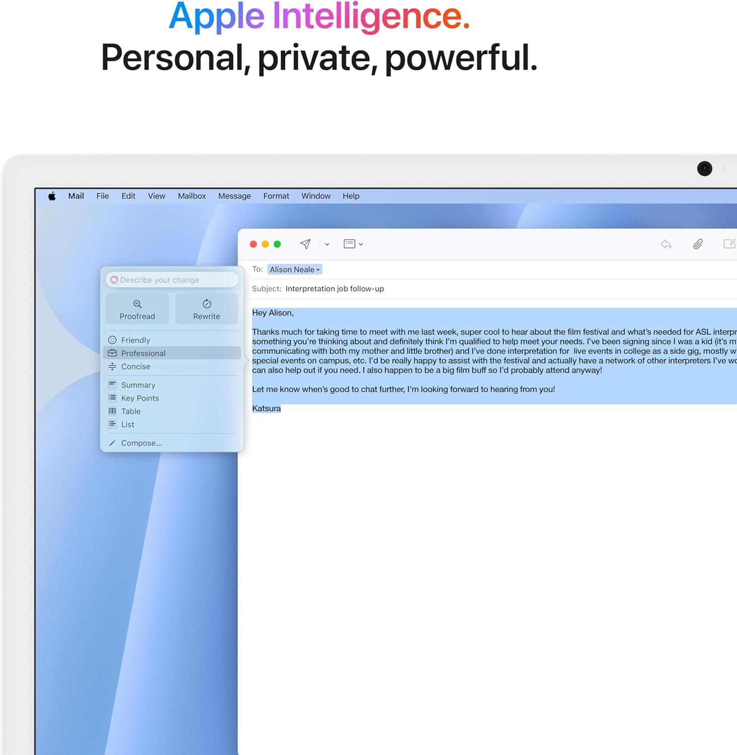 Apple 2024 iMac All-in-One Desktop Computer with M4 chip with 8-core CPU and 8-core GPU: Built for Apple Intelligence, 24-inch Retina Display, 16GB Unified Memory, 256GB SSD Storage; Blue Blue without AppleCare+ - Image 4