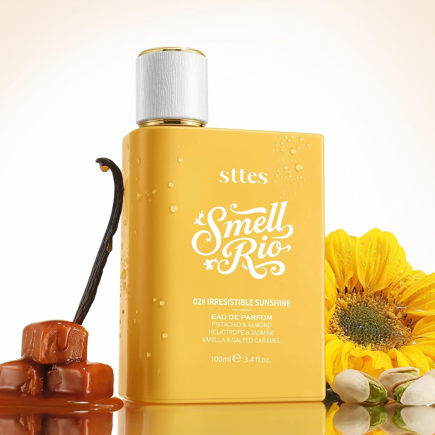 Sttes Perfume 602# (Irresistible Sunshine) - Eau de Perfume 100ml (3.4fl oz) Vanilla Gourmet Tune (Caramel Vanilla Flavor) Irresistible Sunshine 602 - Image 3