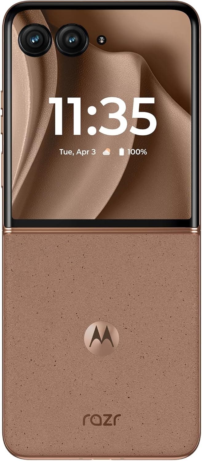 Motorola Razr+ 2025 | Unlocked | Made for US 12/256GB | 50MP Camera | Pantone Mocha Mousse - Image 4