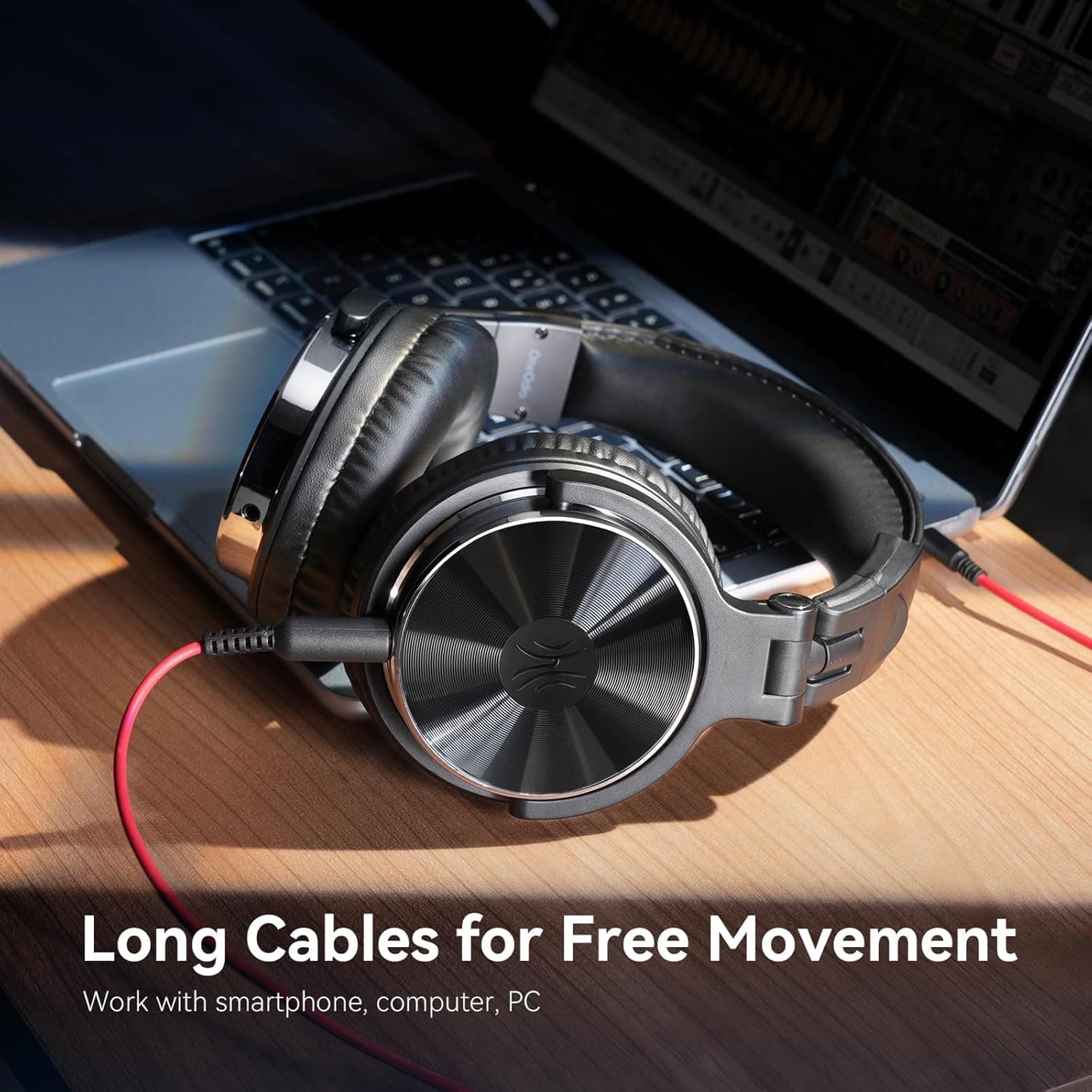 OneOdio Casque Filaire Over Ear Hi-Res Studio Monitor & Mixing DJ avec Drivers de 50mm et Jack 1/4 à 3,5mm - Image 5