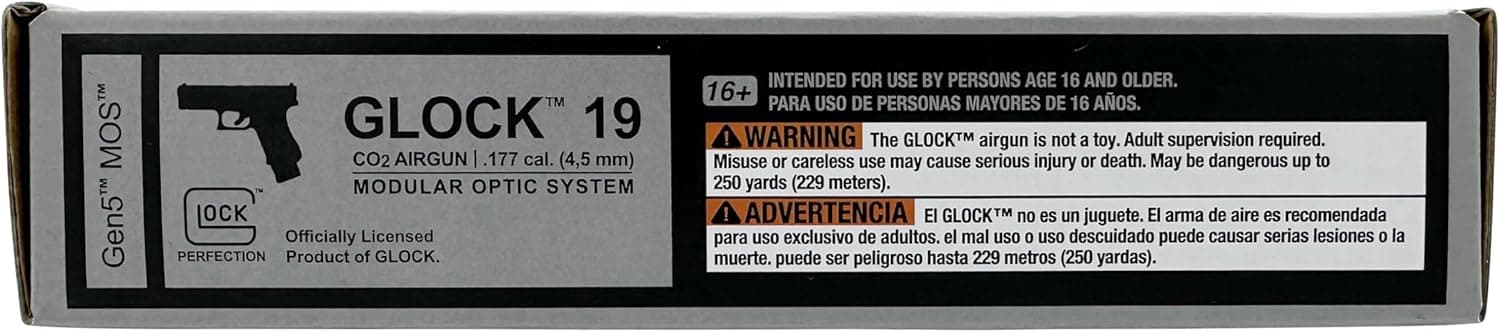 Glock 19 Gen 5 MOS .177 Caliber BB Gun Pistol - Image 12