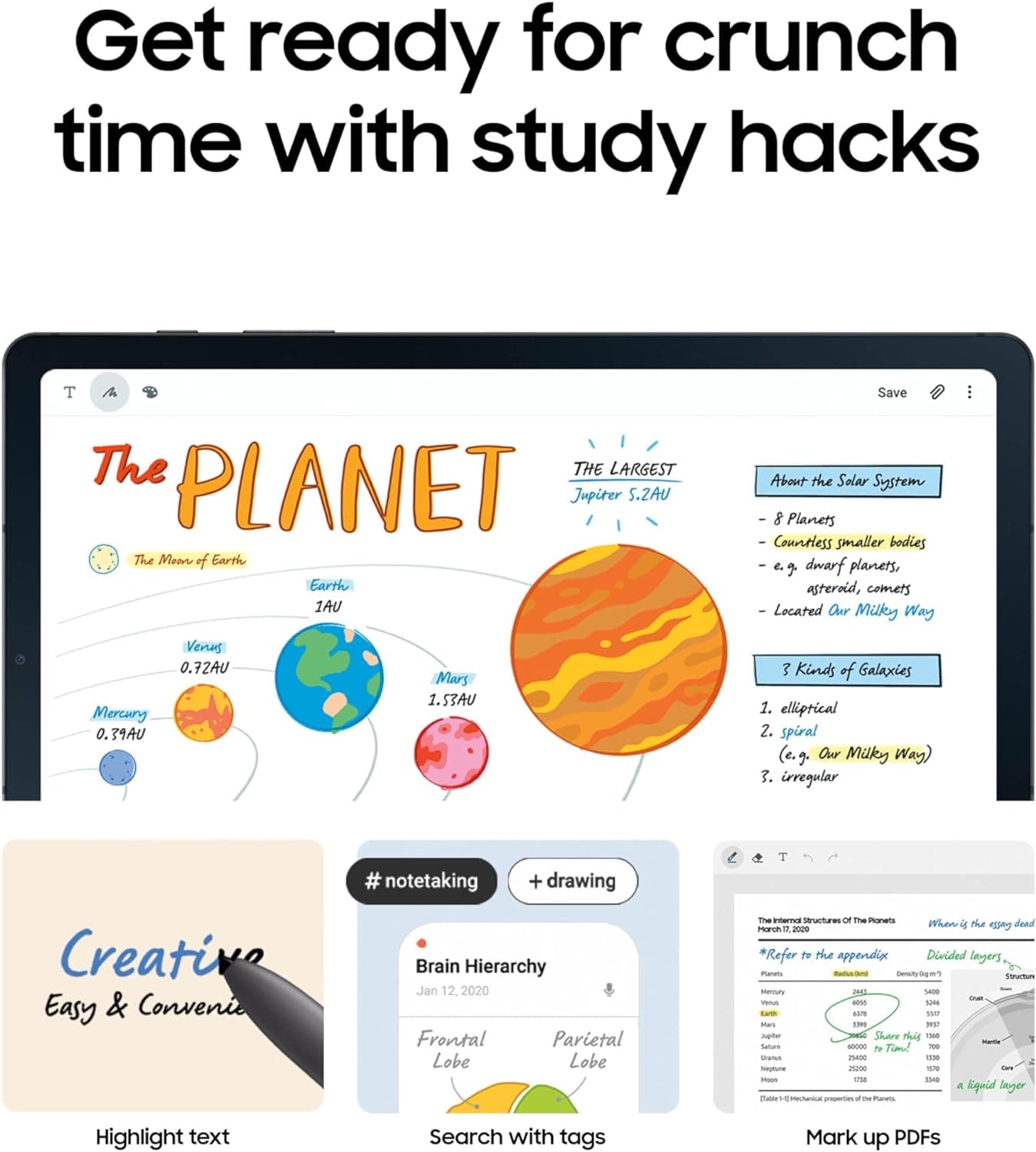Samsung Galaxy Tab S6 Lite (2024) 10.4" 64GB WiFi Android Student Tablet, S Pen for Note-Taking, Gaming Ready, Long Battery Life, Expandable Storage, US Version, Oxford Gray, Amazon Exclusive Oxford Gray 64 GB Tablet - Image 4