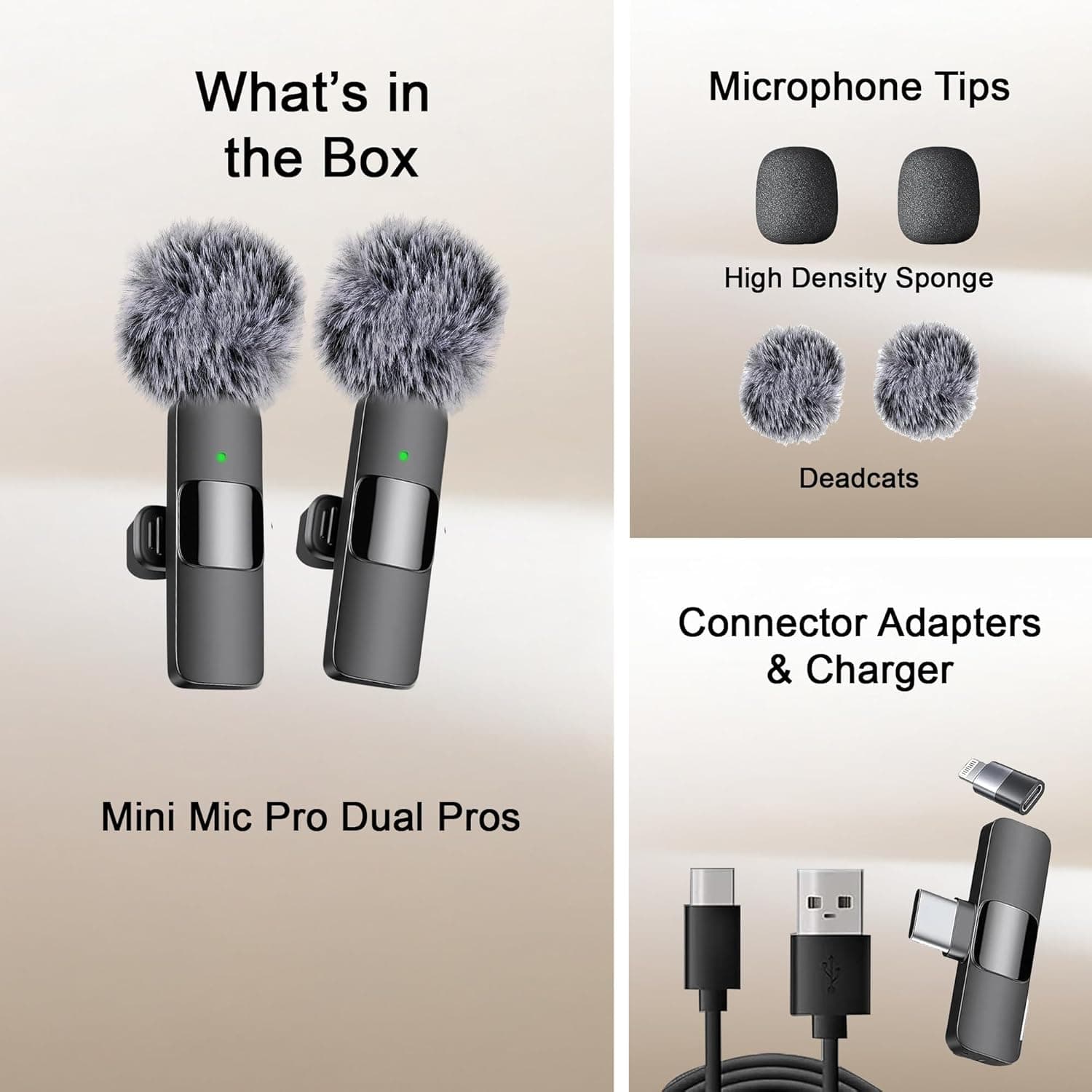 Mini Mic Pro (Latest Model) - Professional Wireless Microphone for iPhone, iPad, Android, Lavalier Microphone for Video Recording - iPhone Mic Crystal Clear Recording with USB-C for Content Creators All iPhones & Androids (USB-C + Lightning) - Image 7