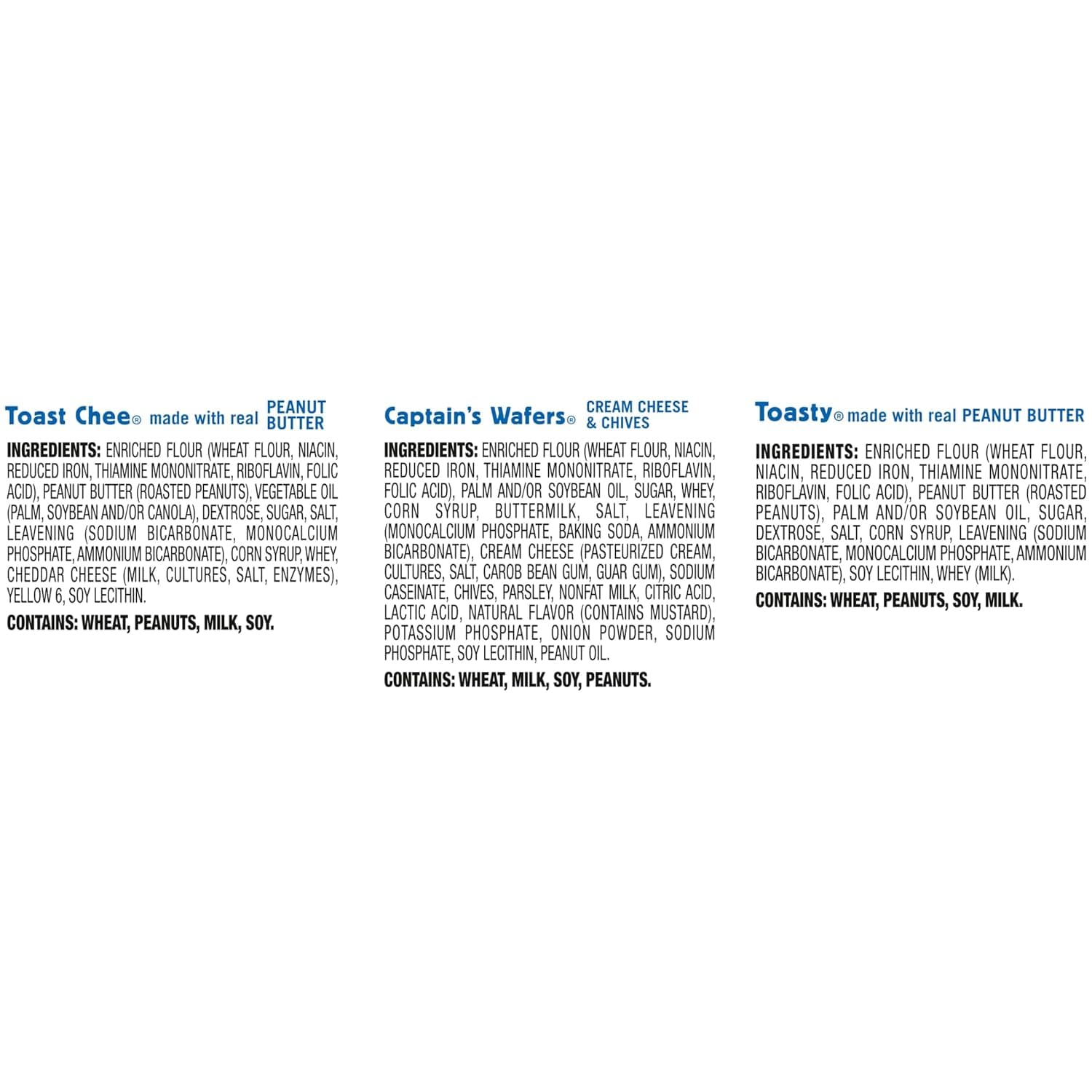 Lance Sandwich Crackers, Variety Pack, 3 Flavors, 20 Individually Wrapped Packs, 6 Sandwiches Each Variety Pack 1.4 Ounce (Pack of 20) - Image 4