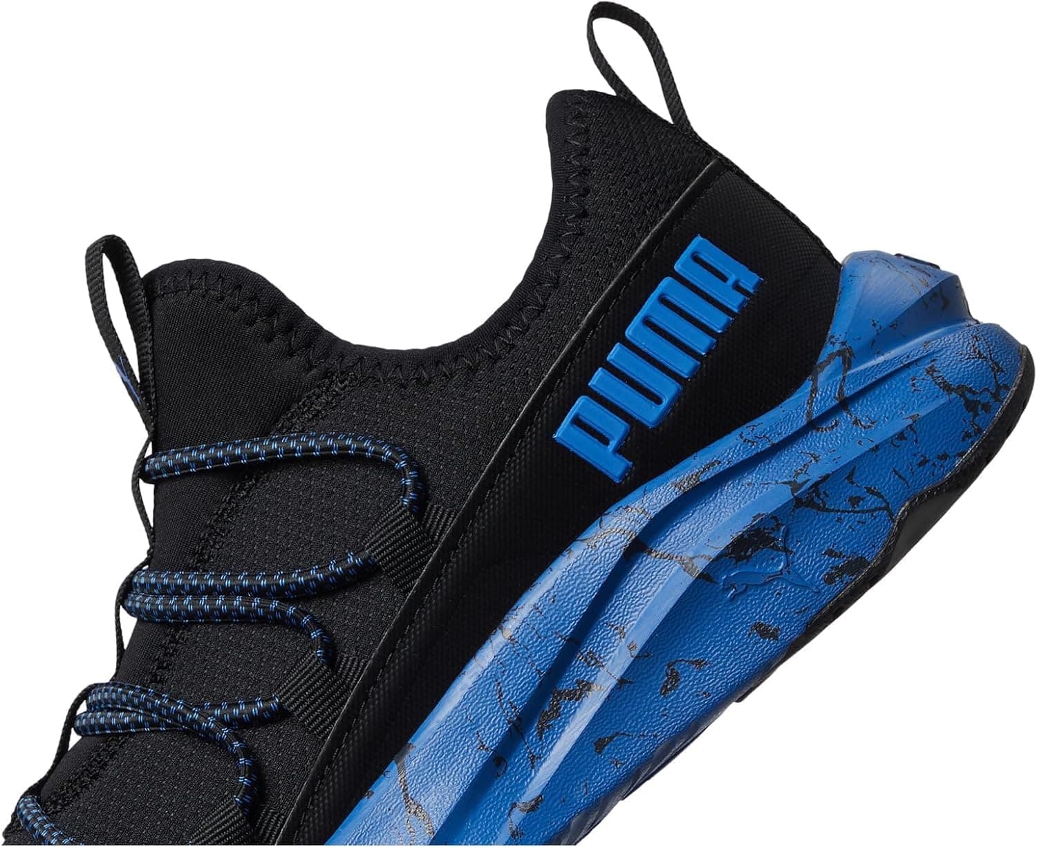 PUMA Unisex-Child Softride One4all Slip on Shoes Sneaker 13 Little Kid Puma Black-victoria Blue - Image 7