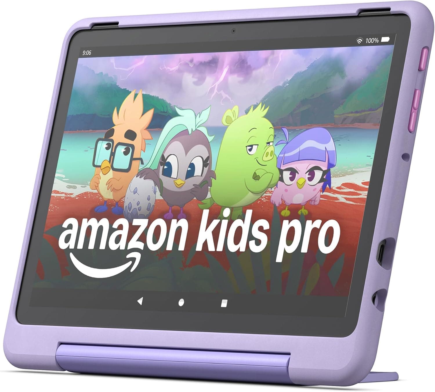 Amazon Fire HD 10 Kids Pro tablet, ages 6-12. Bright 10.1" HD screen, includes ad-free content, robust parental controls, 13-hr battery and slim case for older kids, 32 GB, Happy Day Happy Day Amazon Fire HD 10 Kids Pro (Standalone) - Image 3