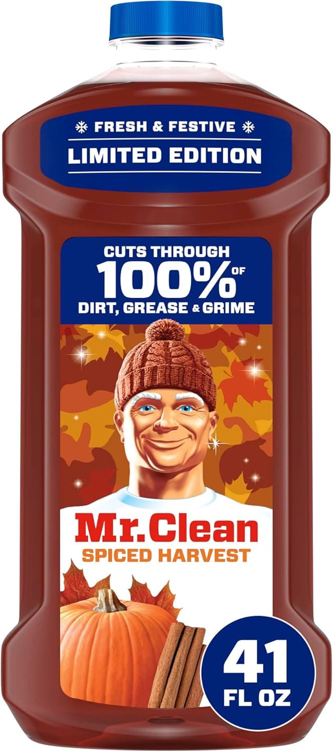 Mr. Clean Limpiador Multiusos, Líquido de Limpieza, Cosecha Especiada, 41oz - Image 2
