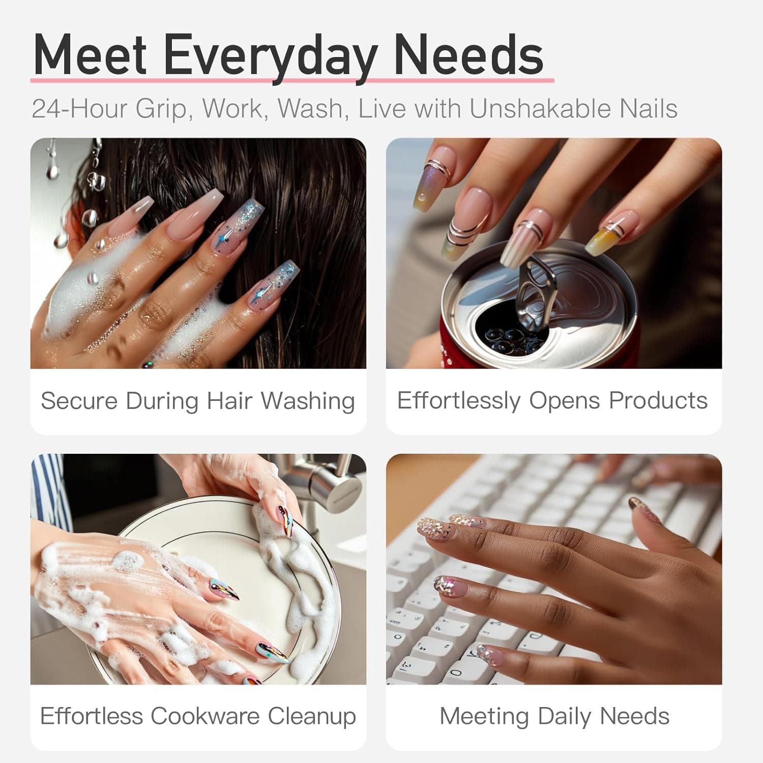 Curvlife Super Strong Nail Glue 15g for Press On Nails - Quick Drying, Semi Solid, Long Lasting, No UV Light Needed 15g-glue 1 - Image 5