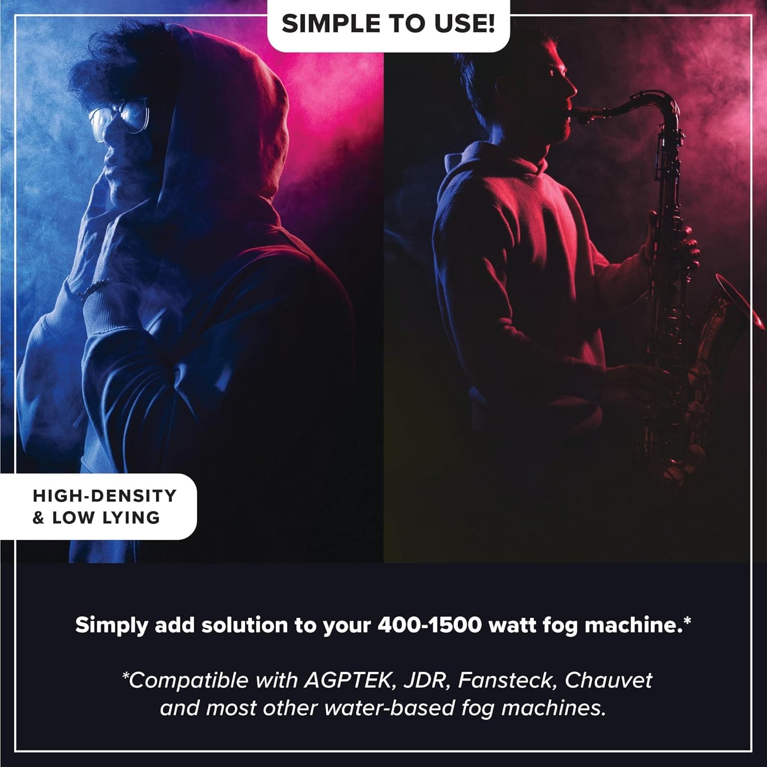 Fog Machine Liquid - 32 oz Tillbrook Fog Machine Fluid - High Density & Long-Lasting Fog Juice - Low-Lying, Universal, Water-Based Solution for Spooky Halloween Parties, Haunted Houses, & Concerts - Image 5