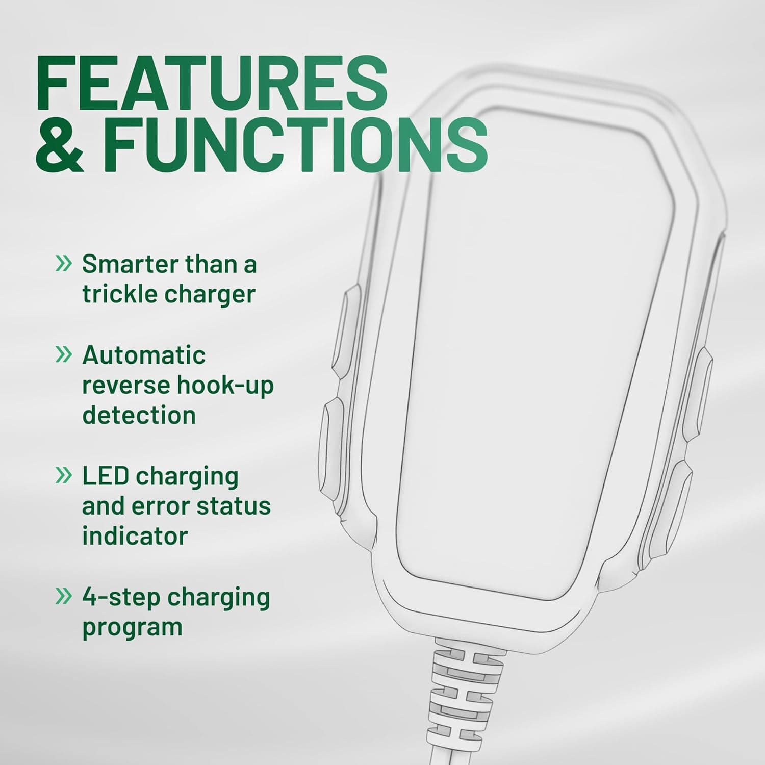 Battery Tender Junior 12V, 750mA Charger and Maintainer: Automatic 12V Powersports for Motorcycle, ATVs, and More - Smarter Than a Trickle Charger - 021-0123 - Image 7