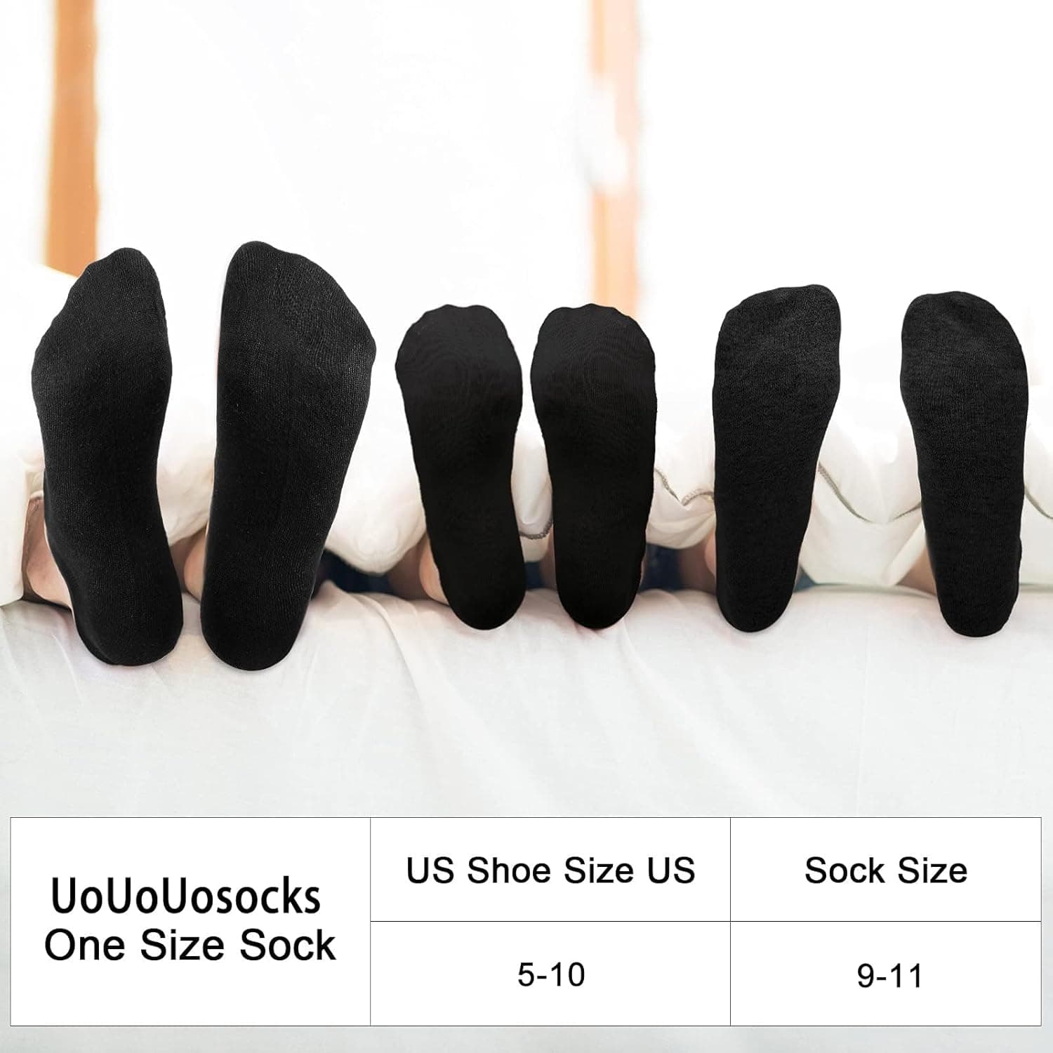 14 Pairs Low Cut Ankle Socks for Men/Women Thin Athletic Sock Pack Socks 5-10 Black - Image 5