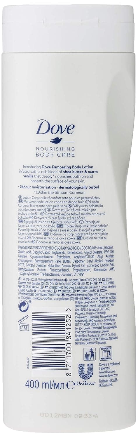 Dove Purely Pampering Indulgent Body Lotion for Unisex, 13.6 Ounce - Image 3