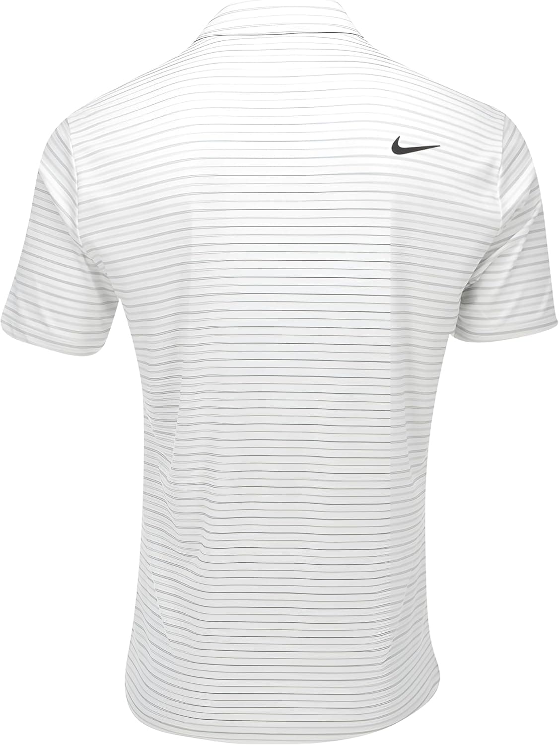 Nike Men's Dri-FIT Tour Golf Polo White | Black (Stripes) Large - Image 3