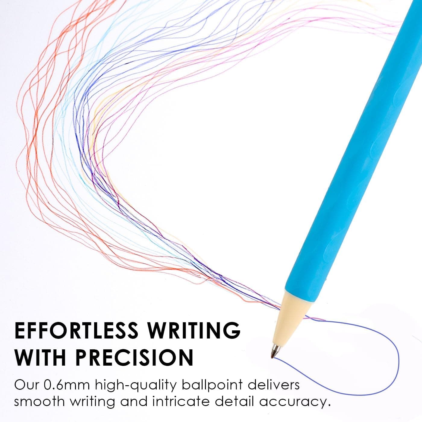 Grabie Erasable Gel Pens, 9 Colors Erasable Pens, Make Mistakes Disappear Colored Pens, Assorted Color Inks for Drawing Writing Planner,Gel Pens for Coloring 9 Colors Pens: Classic - Image 7