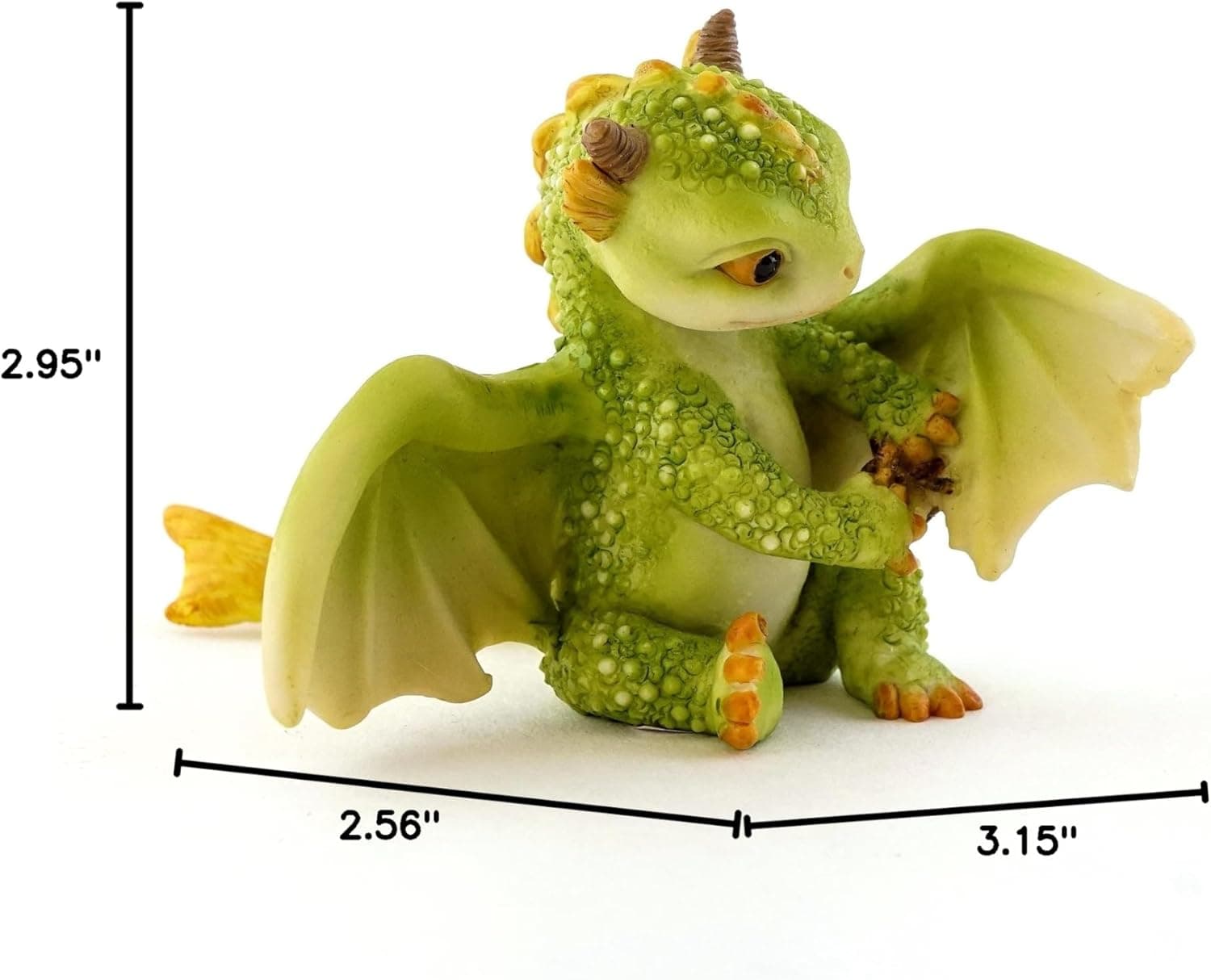 Top Collection Rex The Green Dragon - Mini Collectible Fantasy Figurine (Live to Fight Another Day) - Image 7