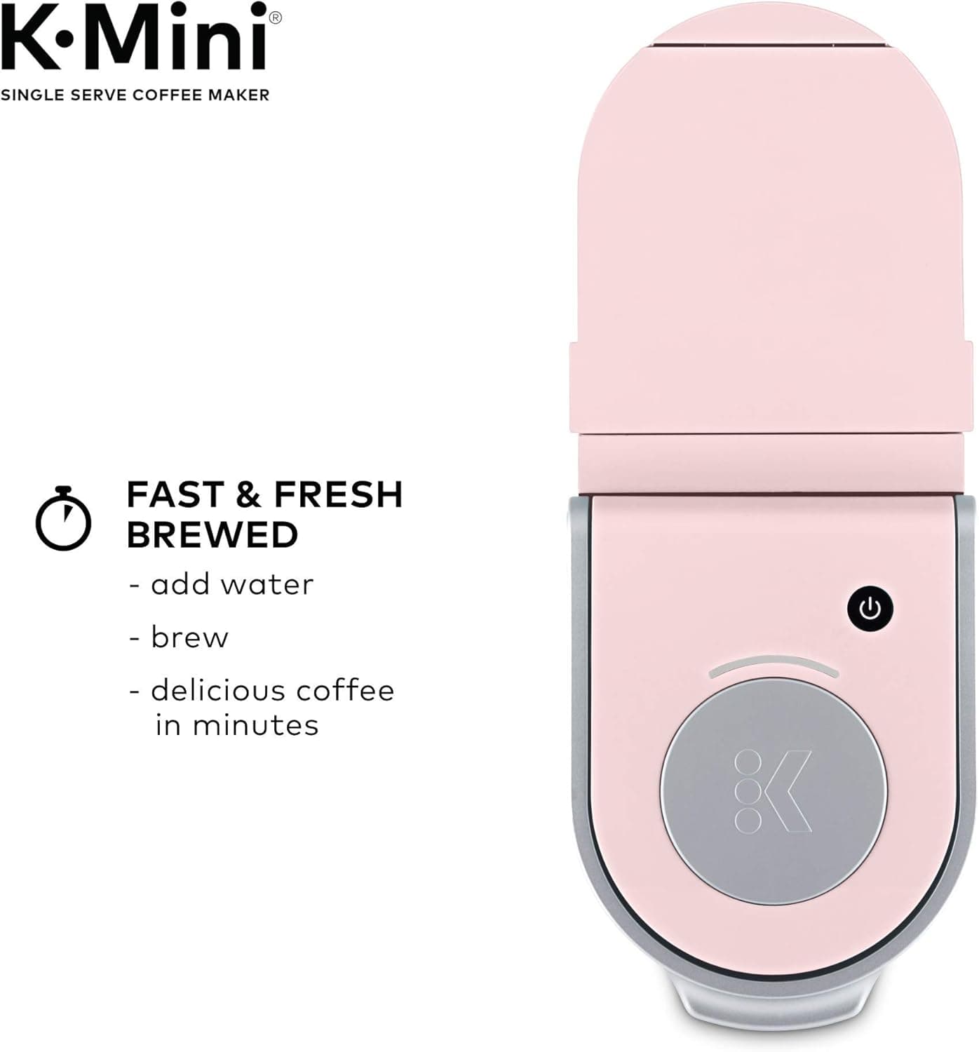 Keurig K-Mini Single Serve K-Cup Pod Coffee Maker, 6 to 12oz Brew size, with Cord Storage, Perfect for Small Spaces, Dusty Rose - Image 5