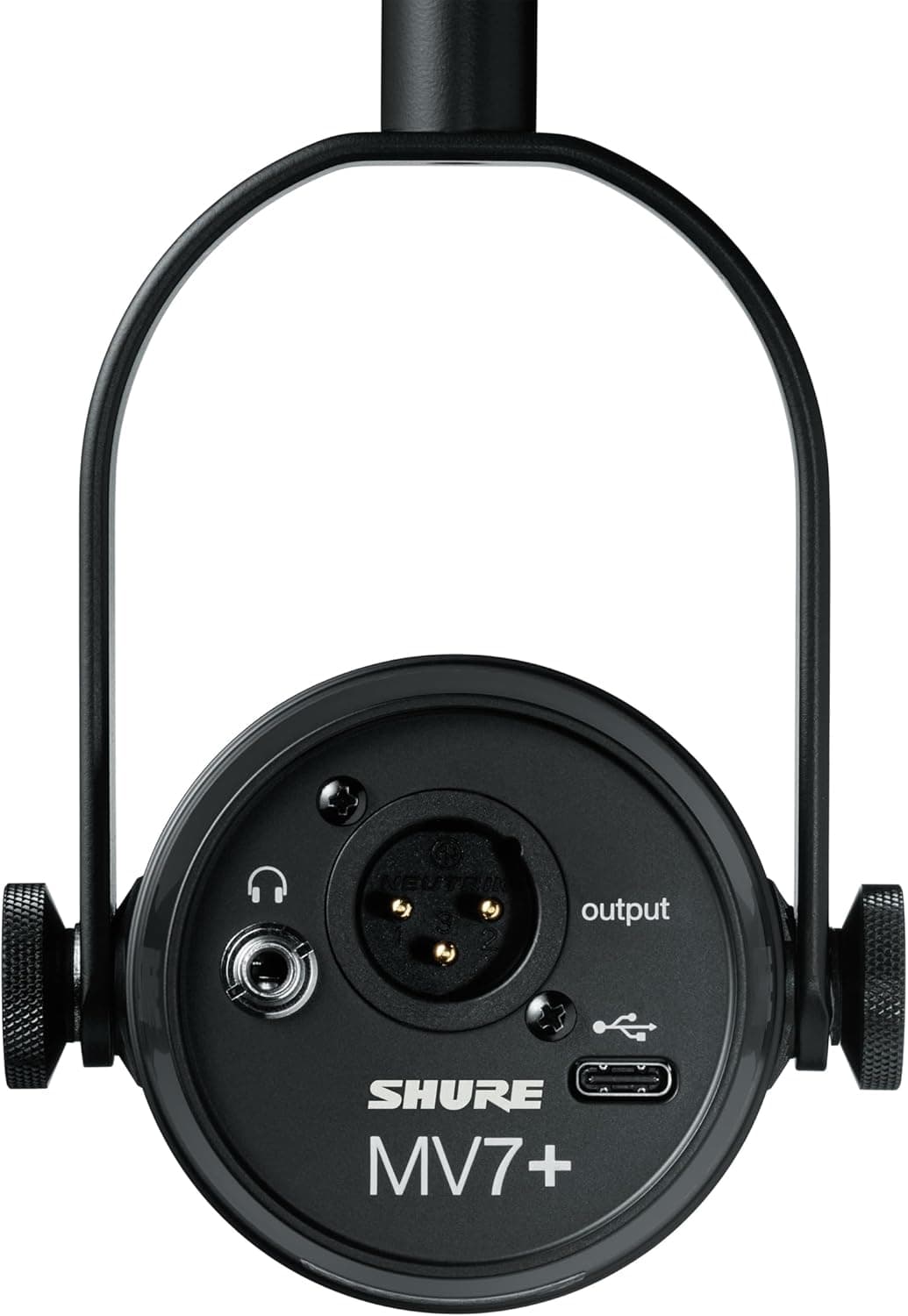Shure MV7+ Podcast Dynamic Microphone – OBS Certified, Enhanced Audio, LED Panel, USB-C & XLR Outputs, Auto Level Mode, Digital Pop Filter, Reverb Effects – for Podcasting, Streaming, Recording, Black USB - Black Medium - Image 7