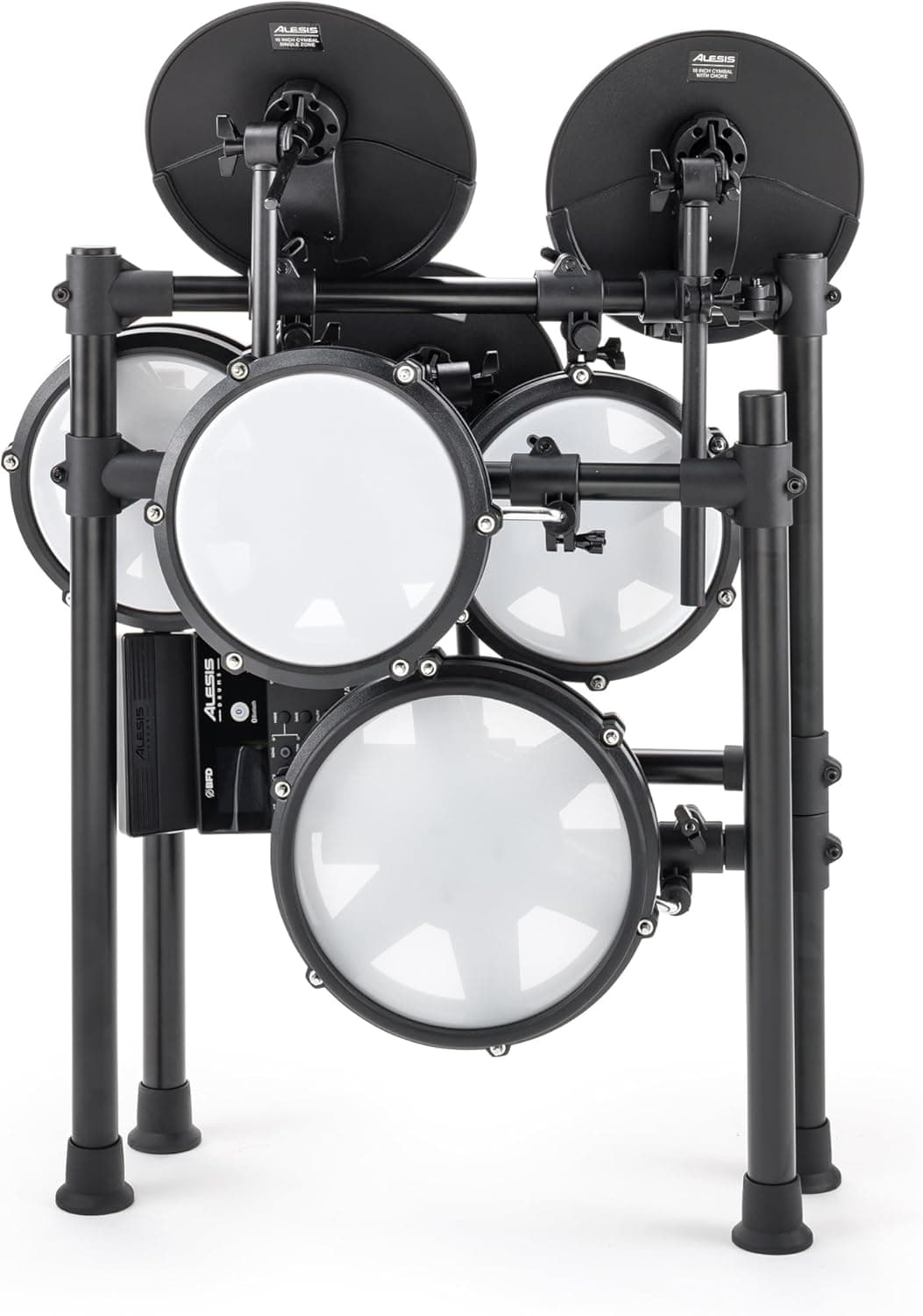 Alesis Nitro Max Kit Electric Drum Set with Quiet Mesh Pads, 10" Dual Zone Snare, Bluetooth, 440+ Authentic Sounds, Drumeo, USB MIDI, Kick Pedal Drum Set only - Image 17