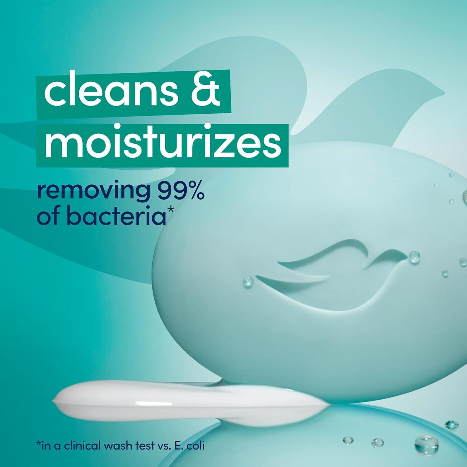 Dove Beauty Bar Soap Antibacterial Care 6 Count For Clean, Moisturized Skin, Removes Bacteria 3.75 oz Antibacterial Care 3.75 Ounce (Pack of 6) - Image 6