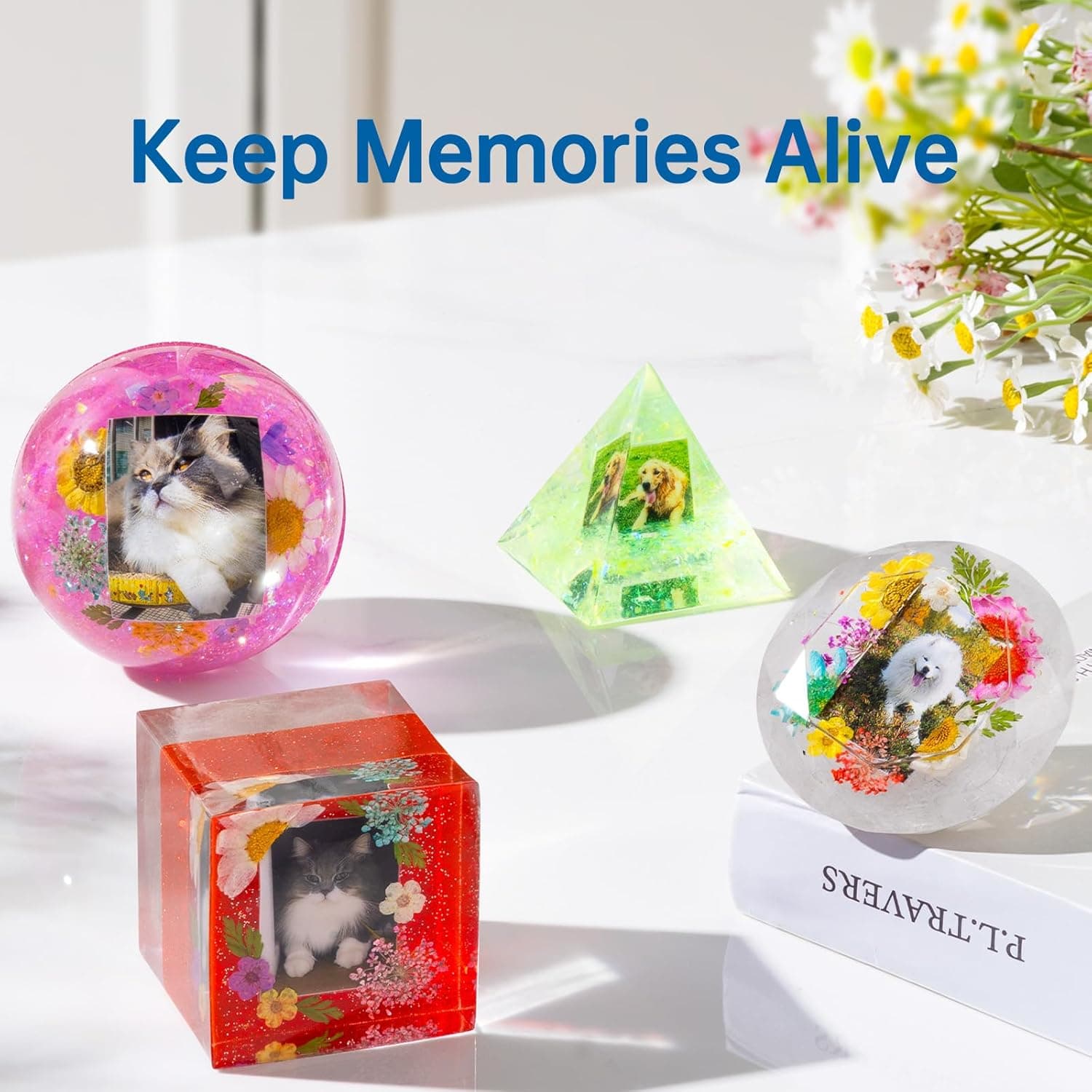 LET'S RESIN Epoxy Resin Kits and Molds Complete Set, 16oz Resin Art Kit with Silicone Molds, Pigment, Dried Flowers, Crafts for Adults, Beginners, Art Supplies for DIY Lovers, DIY Gift for Women - Image 5