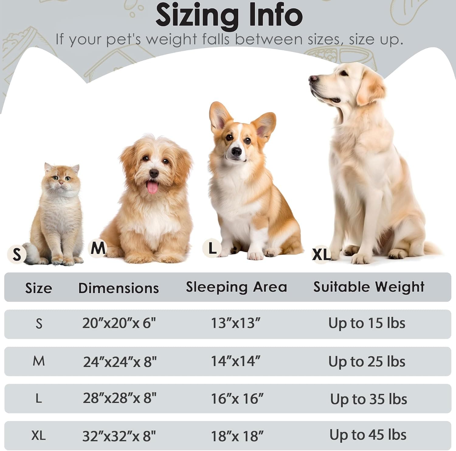 Hoewina Dog & Cat Bed for Indoor Cats, 20in Calming Donut Bed for Puppy and Kitten, Washable Round Fluffy Pet Bed for Small Medium Dogs and Cats (Light Grey) 20.0"L x 20.0"W x 8.0"Th Light Grey - Image 3