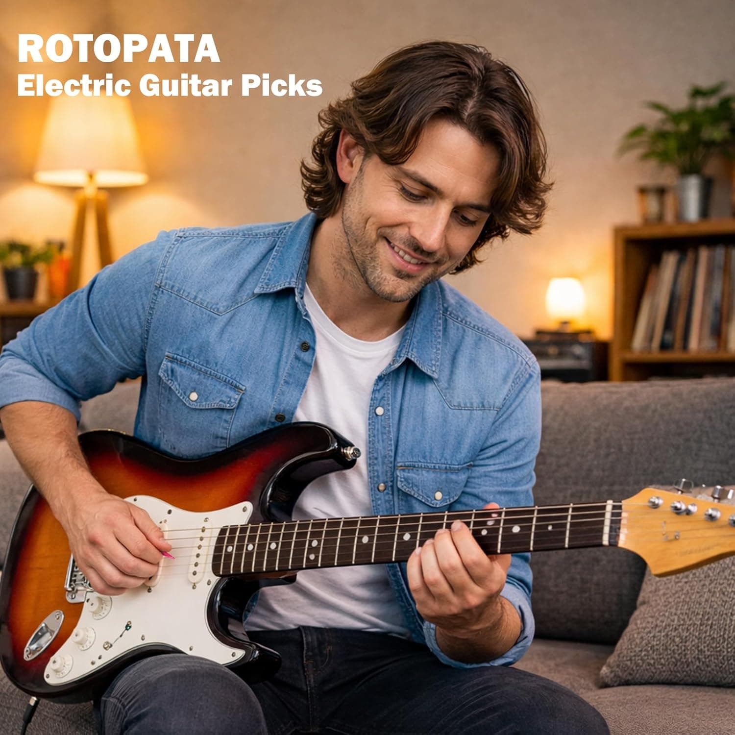 Paquete de 15 Púas de Guitarra con Caja de Almacenamiento Organizador, 0.5 0.75 1.0 mm Incluye Grosor Delgado, Medio y Pesado, Púas de Celuloide Coloridas para Guitarras Eléctricas, Acústicas y Ukulele - Image 6