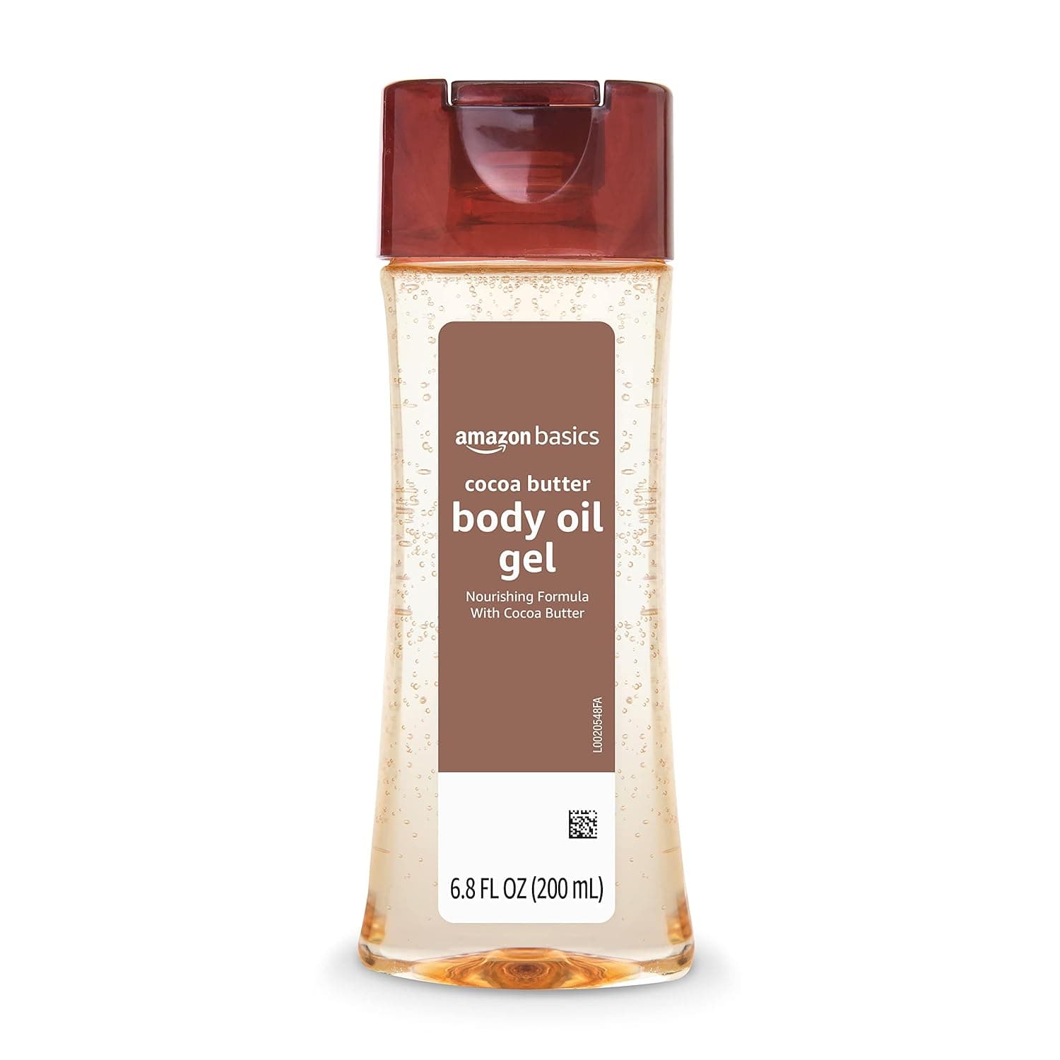 Amazon Basics Body Oil Gel with Cocoa Butter, Paraben Free, 6.8 Fl Oz (Pack of 1) (Previously Solimo) - Image 2