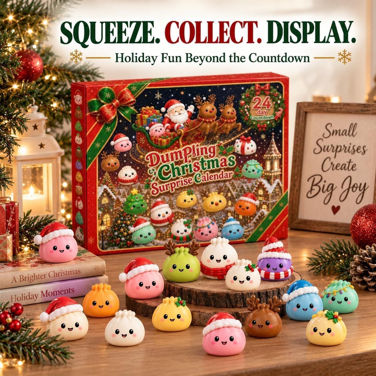 Amazon.com: Squishy Advent Calendar 2026, Christmas Dumpling Advent Calendar (Advent Calendar# B) : Home & Kitchen - Image 5