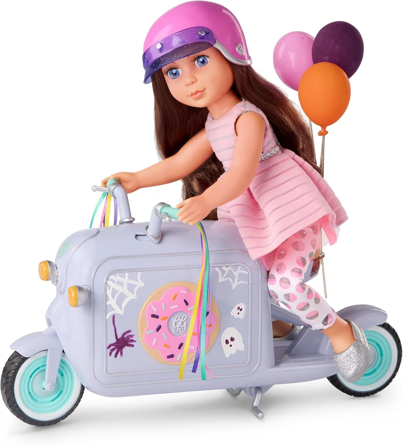 Glitter Girls – 14-Inch Fashion Doll – Brown Hair & Blue Eyes – Pink Dress, Glittery Shoes & Hairbow – Dolls for Girls 3+ Years – Bluebell - Image 9