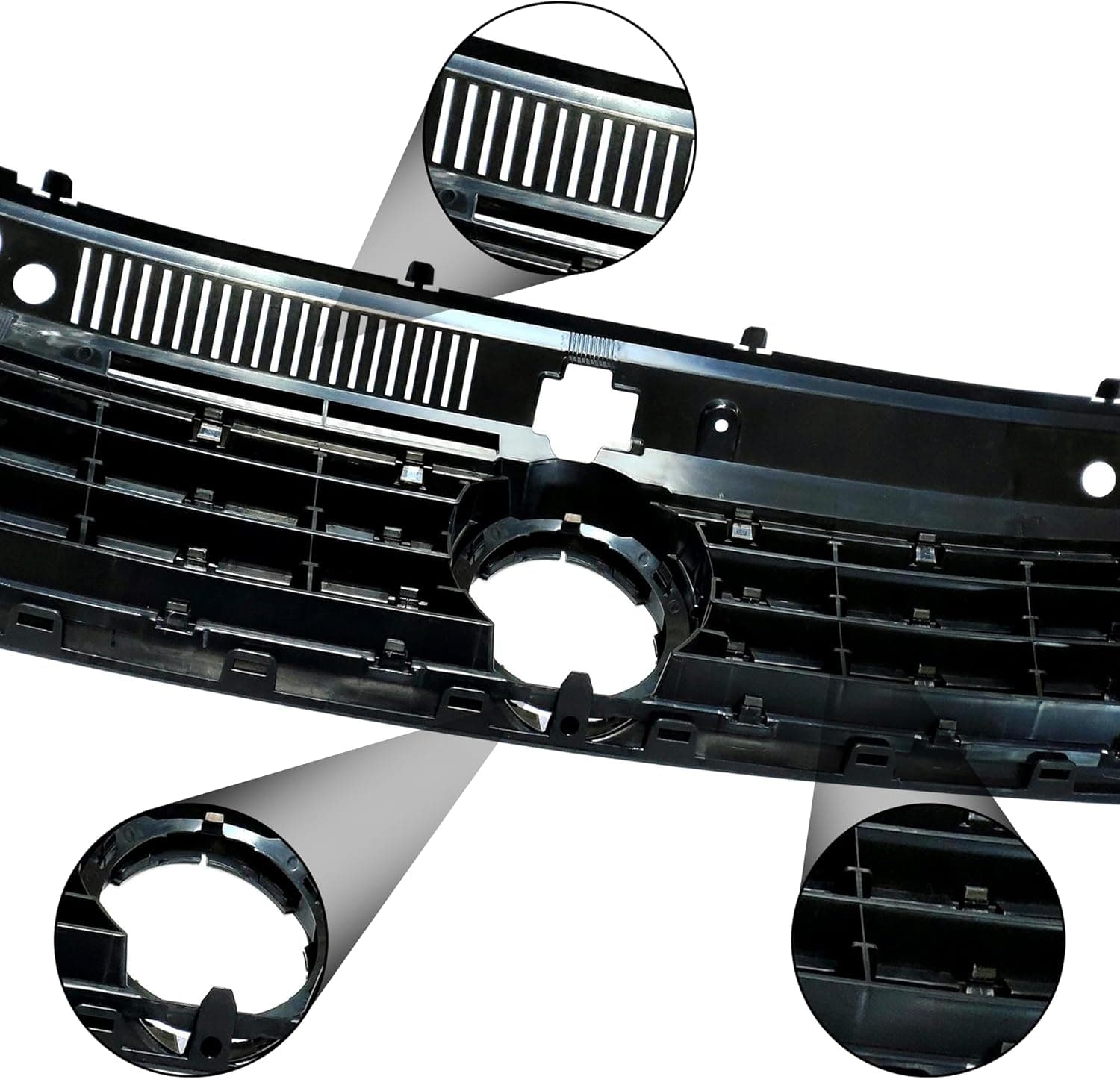 For 2012 2013 2014 2015 Volkswagen VW Passat Front Molding Grille Grill Chrome 561853651COQE - Image 8