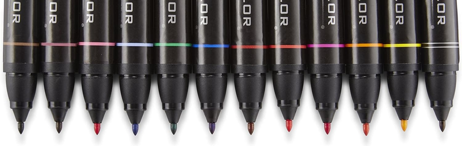 Prismacolor Premier Dual-Ended Art Markers Alcohol Marker Set 72 Count - Assorted Colors Perfect for Adult Coloring Drawing Art Supplies Bible Study Supplies - Image 11