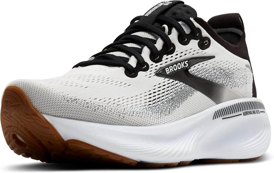 Amazon.com | Brooks Men’s Adrenaline GTS 25 Supportive Running & Walking Shoe - White/Black/White - 12 Wide | Road Running - Image 5