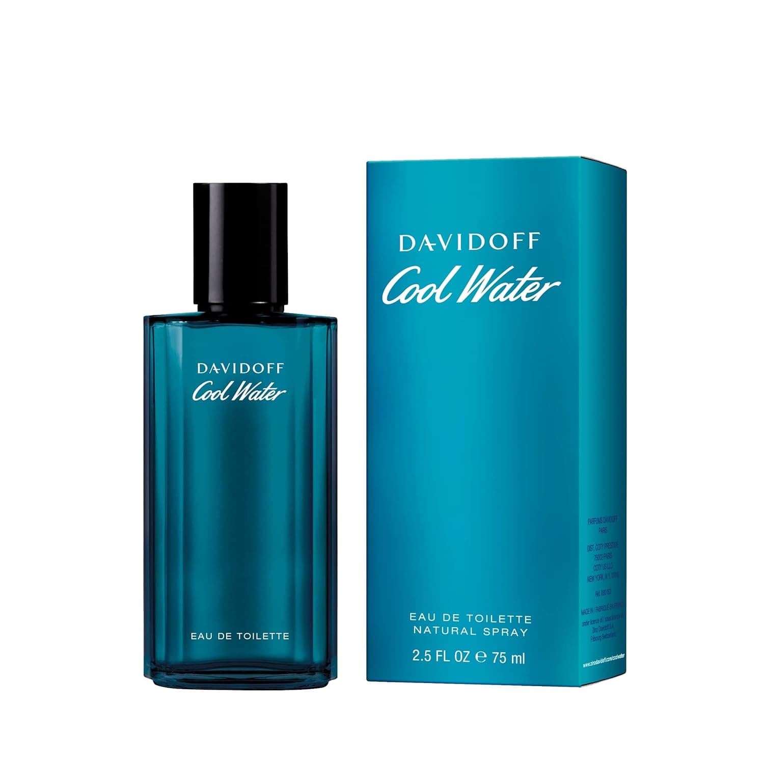 Davidoff Cool Water Eau de Toilette – Aromatic Men's Cologne – With Notes of Coriander, Mint, Lavender & Amber – Long Lasting Fragrance 2.5 Fl Oz - Image 3
