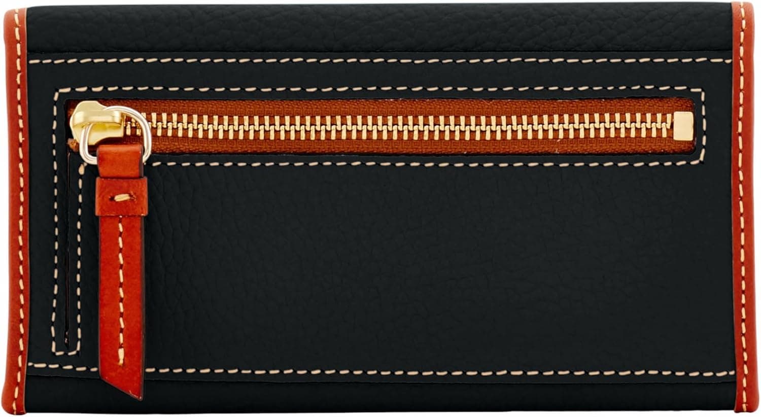 Dooney & Bourke Women's Continental Clutch in Pebble Grain Leather, Trifold Wallet with Multiple Card Holder, Black - Image 5