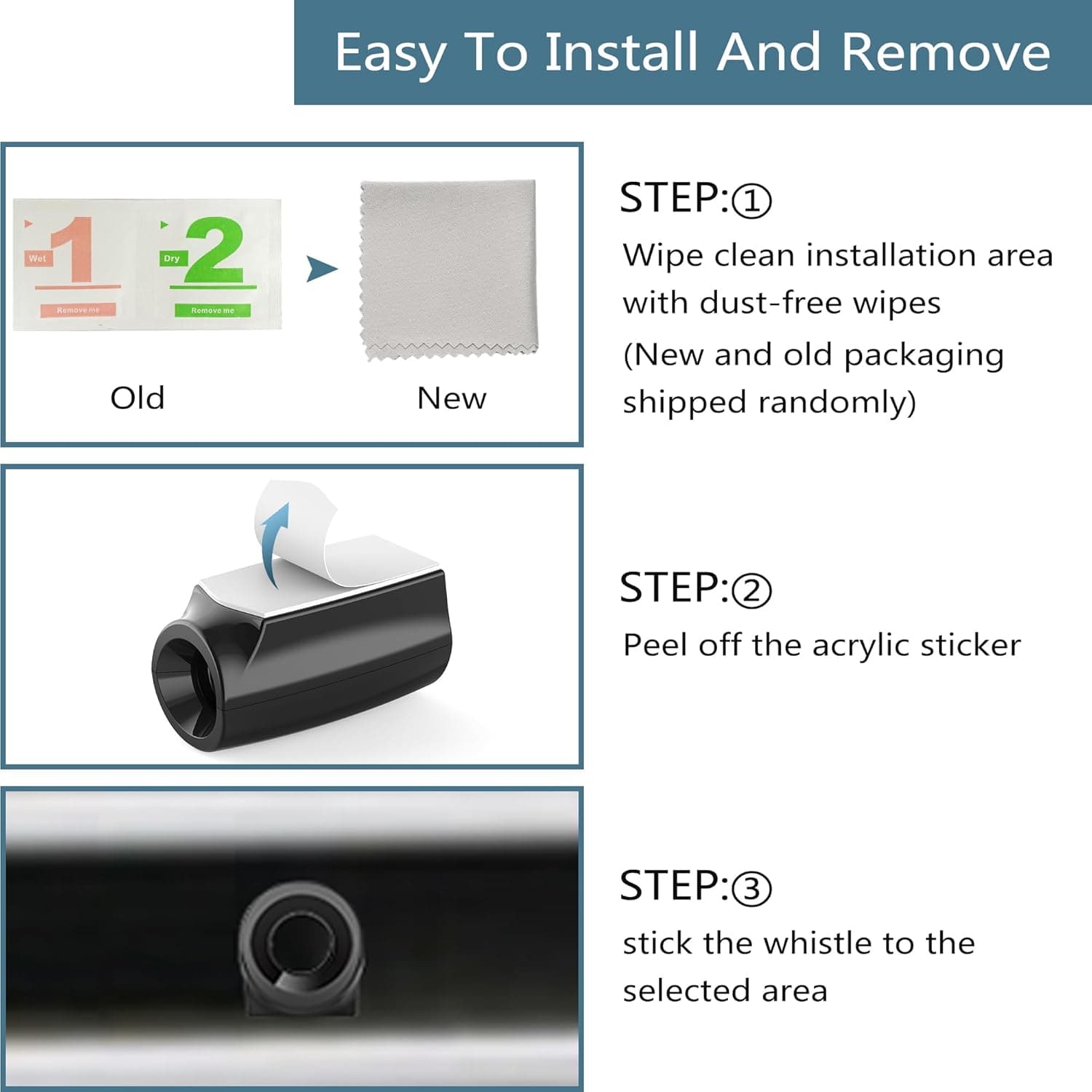 Elook Deer Warning Whistles Device for Car, Save Deer Whistle with Upgraded Acrylic Double-Sided Tape, Mini Size, 2 Pack (Patent Registered) - Image 8