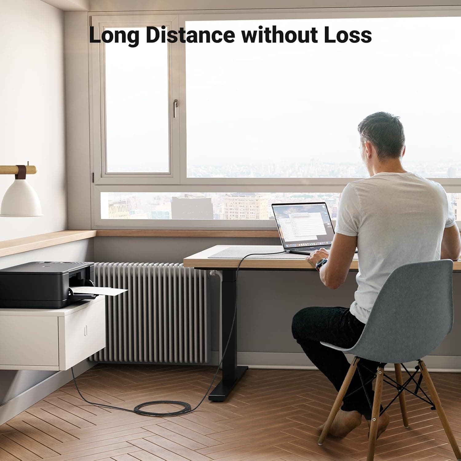 UGREEN USB B to USB C Printer Cable 3 FT, Nylon USB B to USBC Cable for MacBook Pro/Air, MIDI Cable Compatible with MIDI Keyboard/DJ Controller/DAC/Yamaha Casio Digital Piano for iPad 3 FT Silver - Image 9