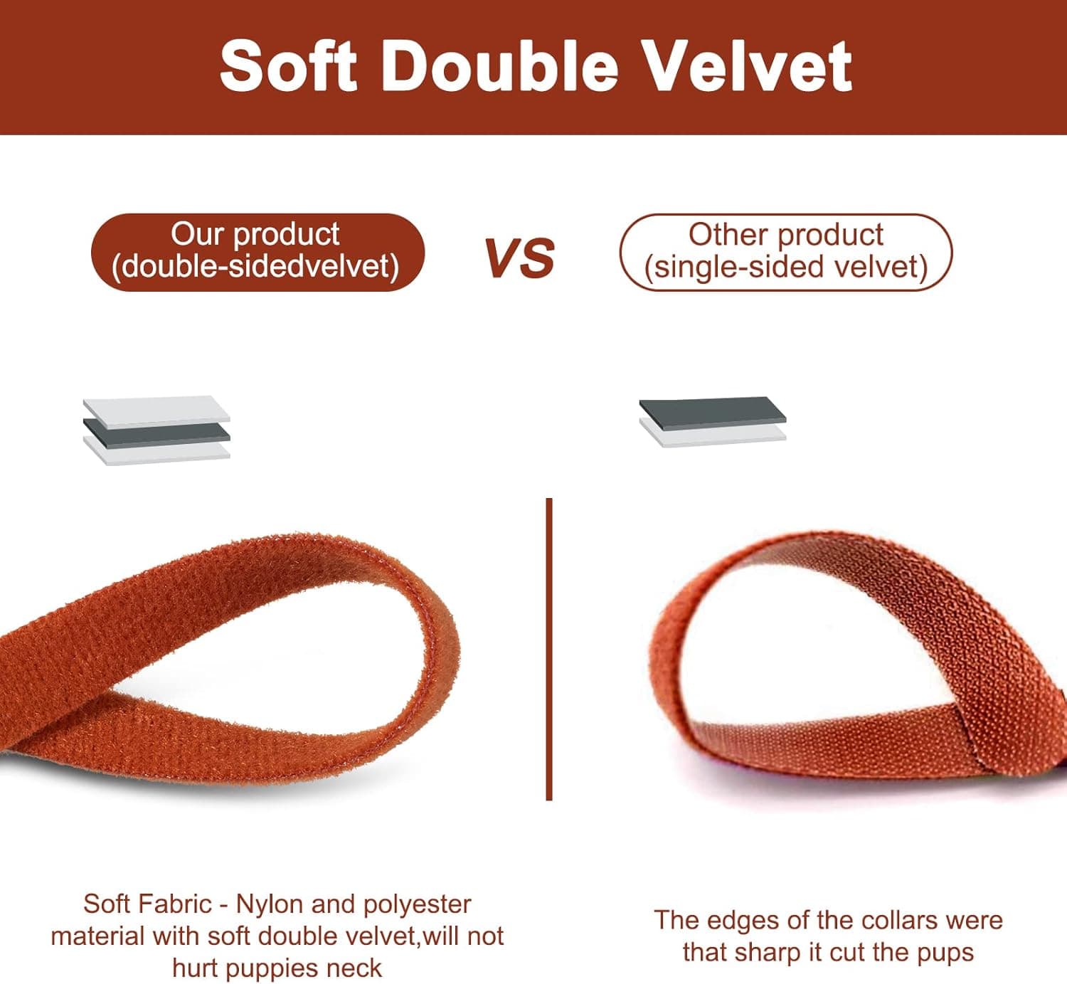 Whaline 20 Colors Puppy Whelping Collars Double-Sided Adjustable ID Collars Soft Bands for Newborn Pet Dog Cat, 13.8 Inches - Image 3