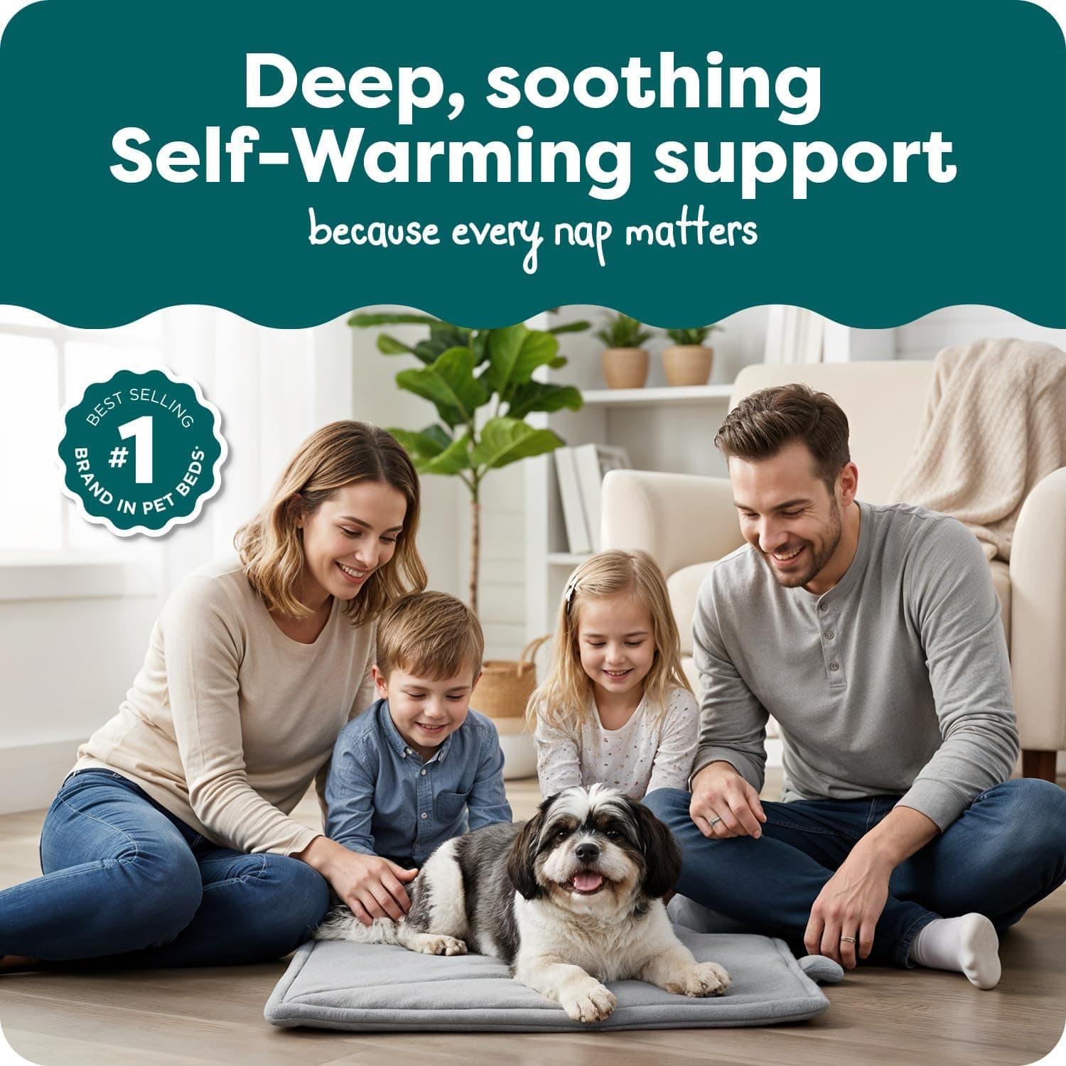 Furhaven ThermaNAP Self-Warming Cat Bed for Indoor Cats & Small Dogs, Washable & Reflects Body Heat - Quilted Faux Fur Reflective Bed Mat - Gray, Small Small Gray - Image 3